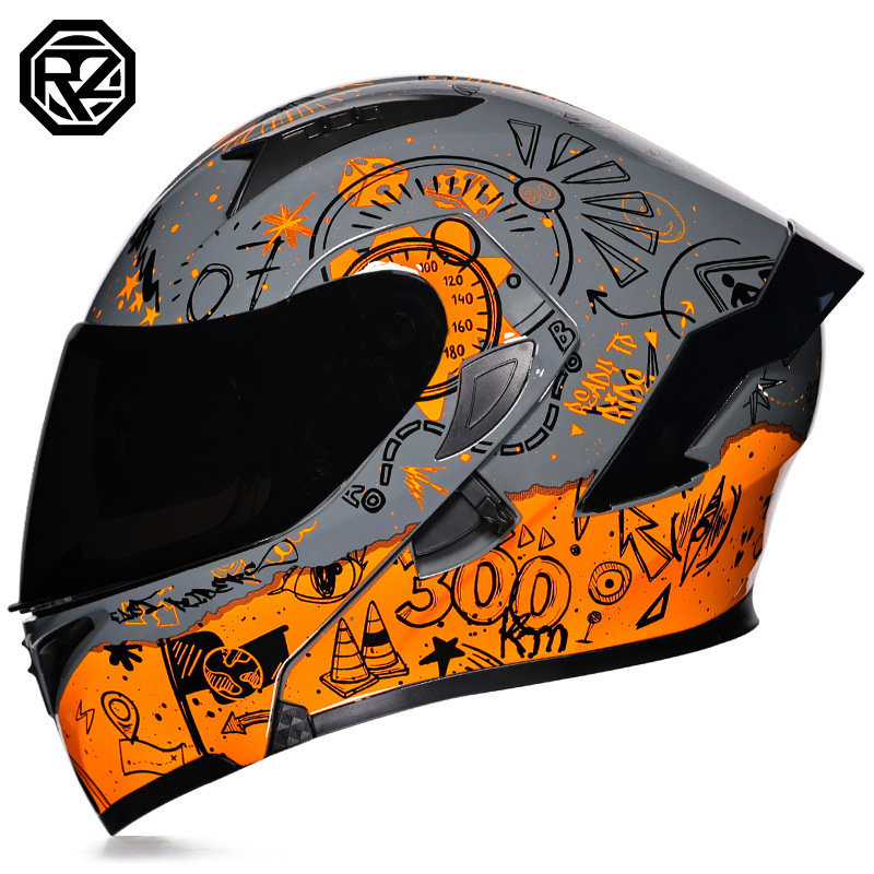 Motorcycle Gear Xl - OrzWomen Helmet Double Sun Gear Men