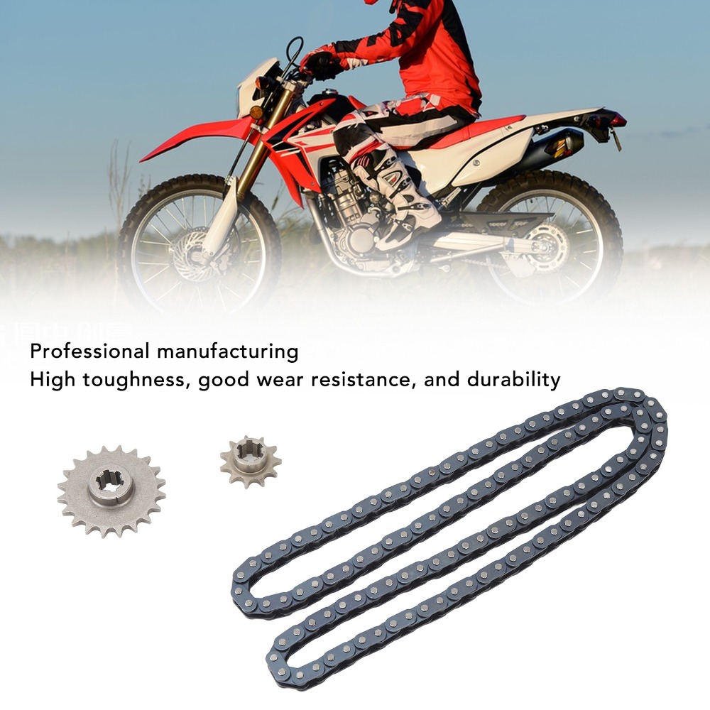 T8F 116 Links Drive Chain Kit  - Motorcycle Gear Kit recensione e prezzo