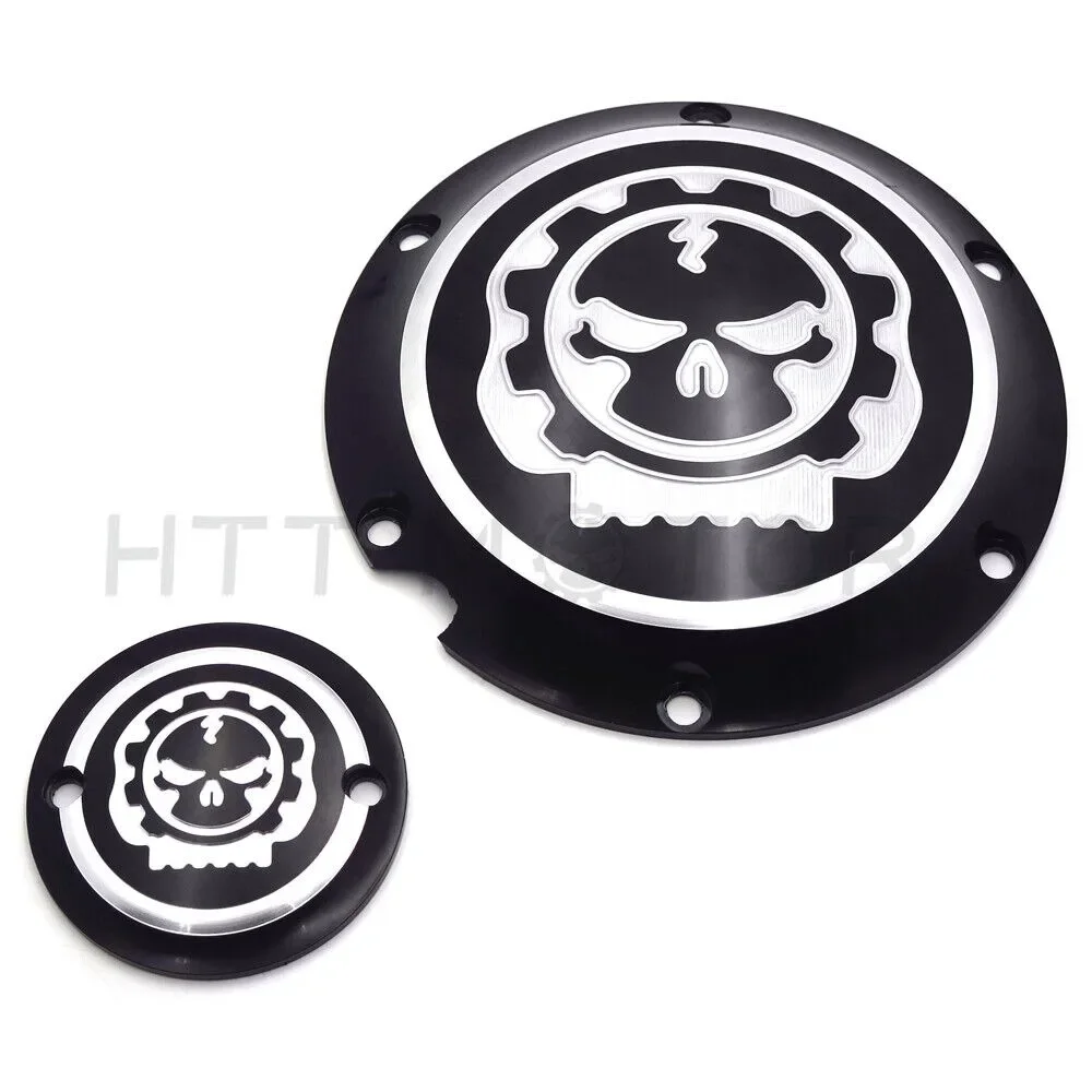 Skull Engine Derby Timer Cover - Motorcycle Gear Xl recensione e prezzo