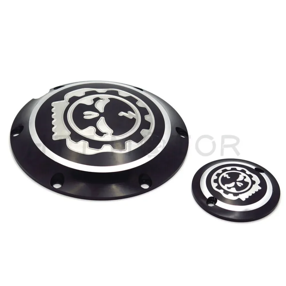 Skull Engine Derby Timer Cover - Motorcycle Gear Xl recensione e prezzo
