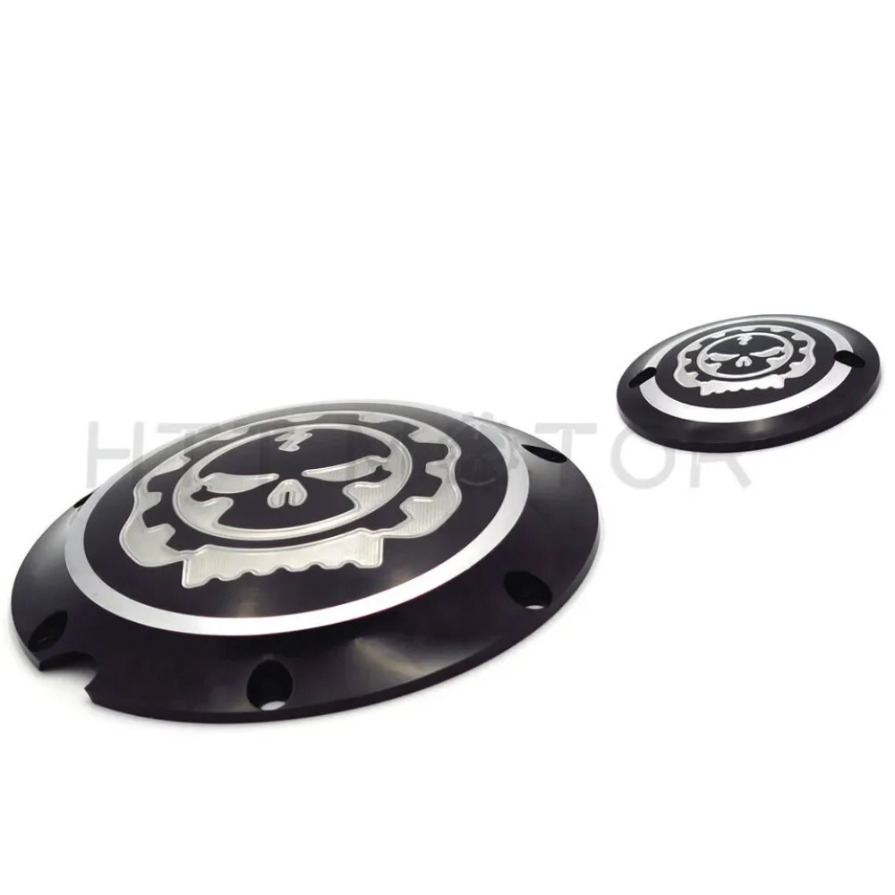 Skull Engine Derby Timer Cover - Motorcycle Gear Xl recensione e prezzo